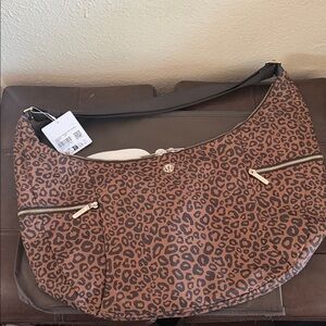lululemon athletica Leopard Print Hobo Bag 13L